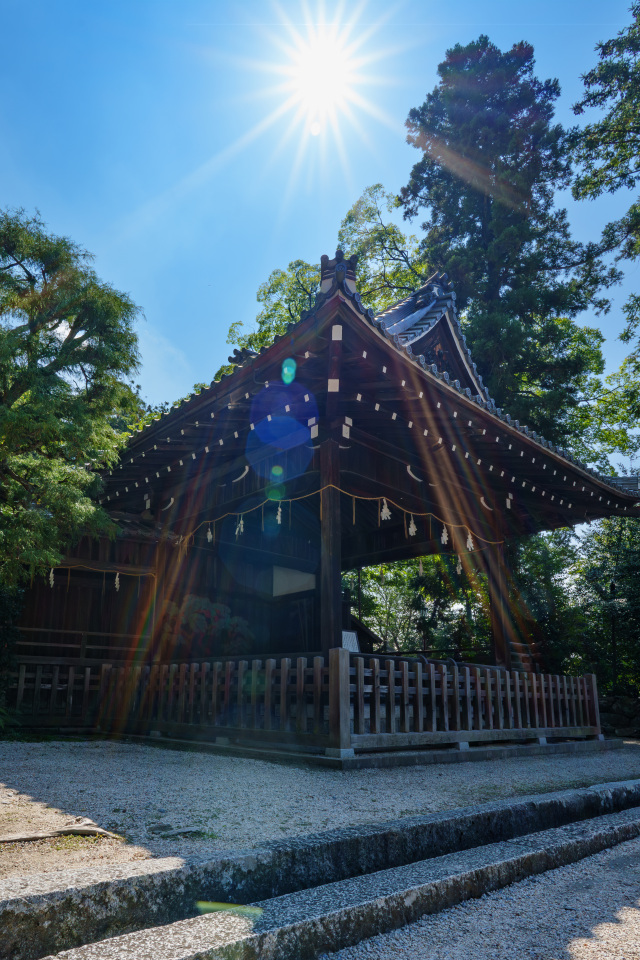 日牟禮八幡宮⑥　能舞台