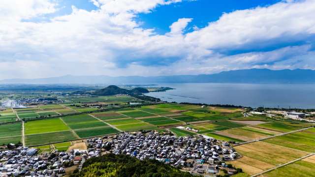 八幡山④　山上からの眺め